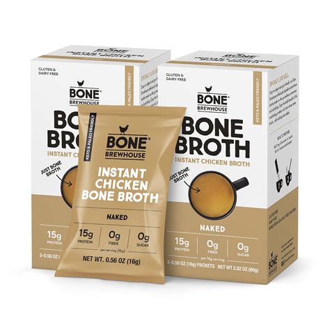 Amazon.com: Bone Brewhouse - 2 Pack - Chicken Bone Broth Protein Powder ...