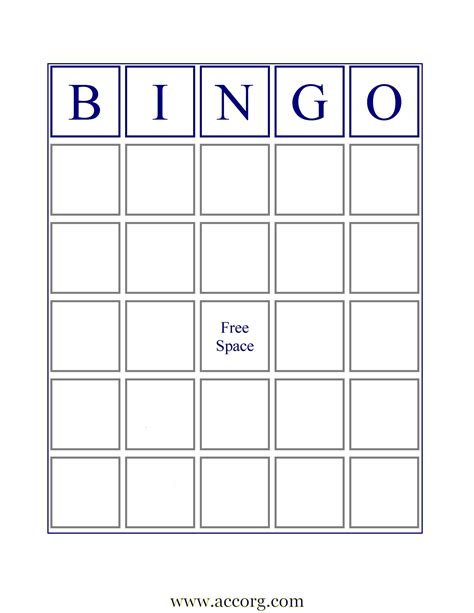 Free Printable Blank Bingo Cards Create Randomized Bingo Cards For Free In Seconds With Our ...