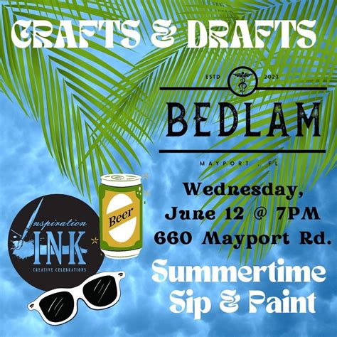 Crafts & Drafts Paint Night, 660 Mayport Road, Atlantic Beach, FL ...