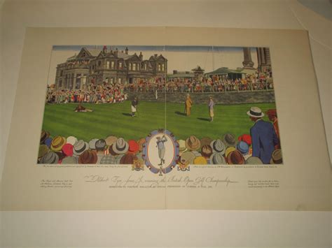 1930 Fortune Magazine Print of "Robert Tyre Jones,Jr., Winning the ...