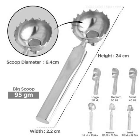 Scoops & Spades Cleaning & Dipping Well - Ice Cream Scoop Big ...