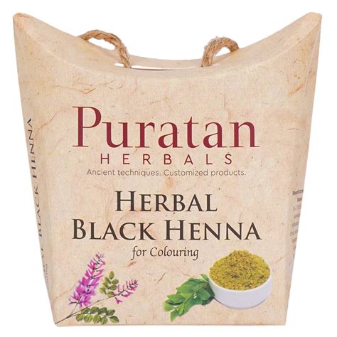 Buy Puratan Herbals Herbal Black Henna made with Pure & Natural Herbs ...