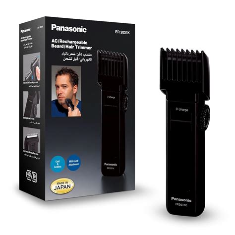 Panasonic Men Er2031K Ac/Rechargeable Beard/Hair Trimmer Made In Japan ...
