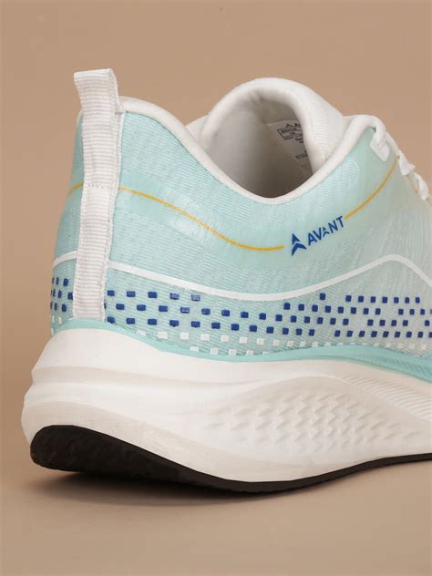 Buy Avant Men's Stratos Running Shoes - White/L.Green Online in India ...