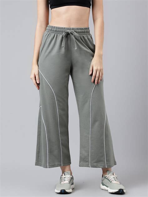 Buy MKH Green Terry Knit Trackpants – Perfect for Travel & Gym Online ...