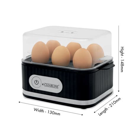 Clearline Egg Boiler with free Egg Poaching Tray (EB-01) — CLEARLINE