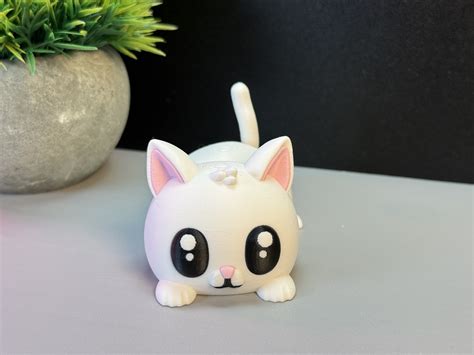 🐱 Cute Cat・Free STL File for 3D printing・Cults