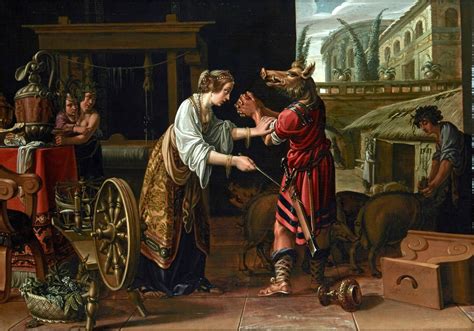 Circe And Odysseus In The Odyssey