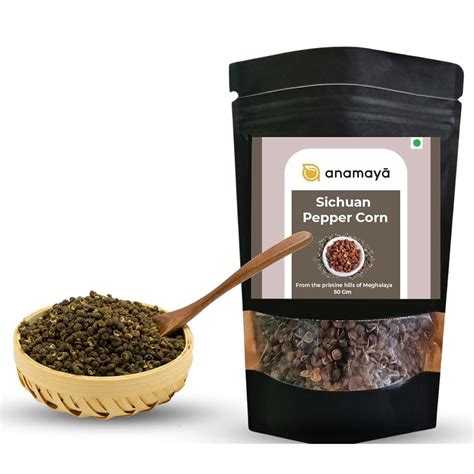 anamaya Sichuan Peppercorns | Szechuan Black Pepper, Whole Corns ...