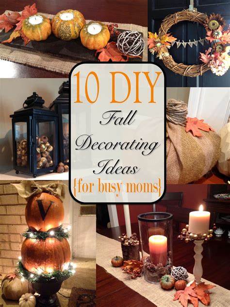 Two It Yourself: Fall Home Tour: 10 DIY Fall Decorating Ideas {for busy ...