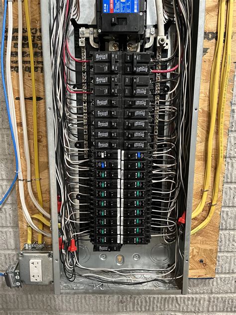 200 amp Eaton panel I finished yesterday. Let the roast begin : r ...