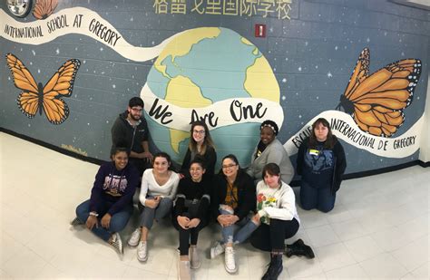 Painting I Students Bring "We Are One" Mural to the International ...