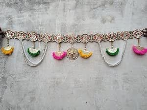 Nutts Traditional Handmade Bandhanwar with Decorative Gota Patti Latkan ...