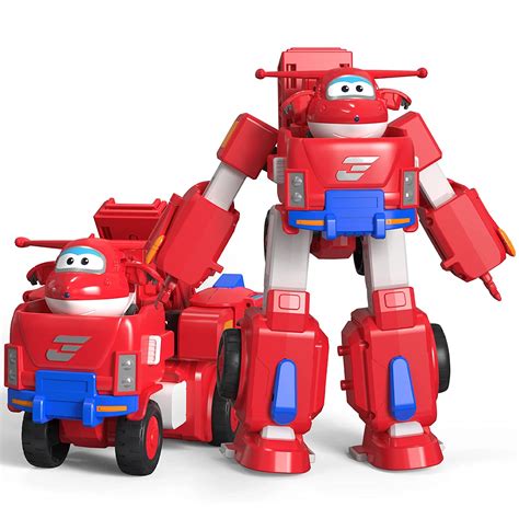 Super Wings - Transforming Vehicle Jett Toy Figure, Kid, Red : Amazon.in