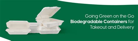 The Green Advantage: Biodegradable Containers for Takeout and Delivery ...