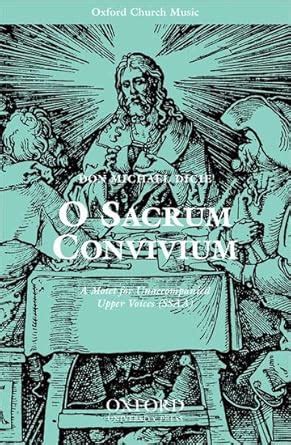 Buy O Sacrum Convivium Book Online at Low Prices in India | O Sacrum ...