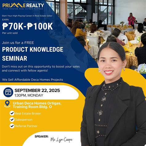 Be an Accredited Agent of Deca Homes, Urban Deca Homes Ortigas ...