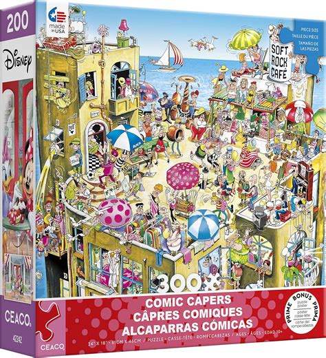Buy Ceaco - Comic Capers - Softrock Café - Oversized 300 Piece Jigsaw ...