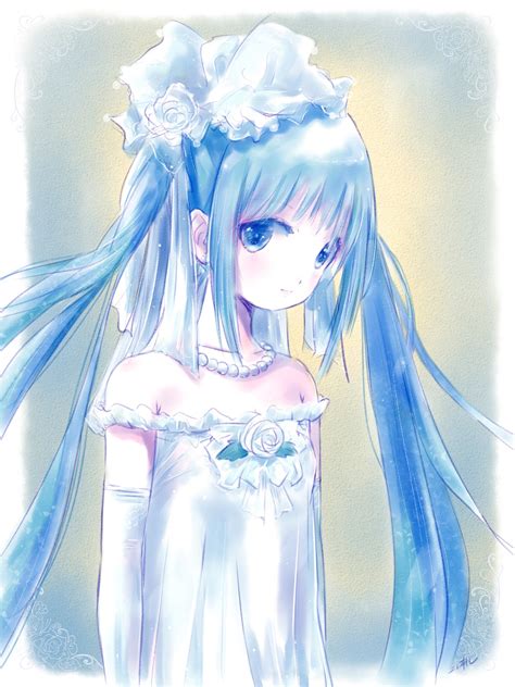 kowiru vocaloid hatsune miku dress wedding dress | #435701 | yande.re
