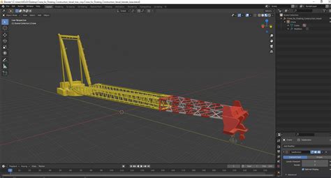 3D Crane for Floating Construction Vessel model | 3D Molier International