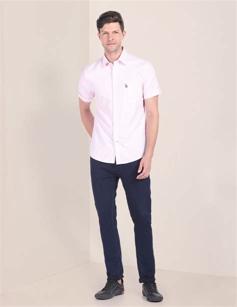 Vertical Stripe Short Sleeve Shirt – U.S. Polo Assn. India