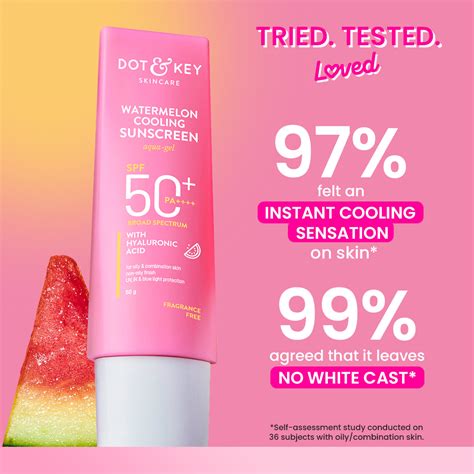 Watermelon Cooling Hyaluronic Acid Sunscreen SPF 50+ PA++++ – Dot & Key