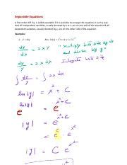 Image result for Separable Equations Examples