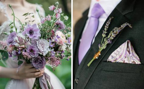 Light Purple and Green Wedding Inspiration: Elegant Decor & Stationery ...