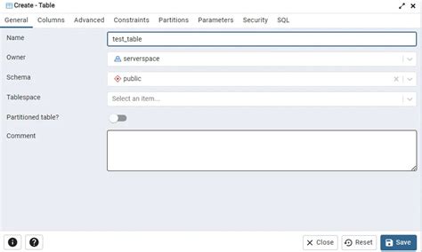 Image result for CreateTable pgAdmin 4