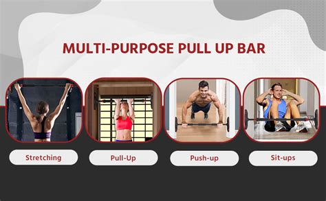 Lifelong Pull Up Bar for Home - Adjustable Rod 70cm to 100cm width ...