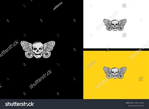 Skull And Moths Pattern: Over 673 Royalty-Free Licensable Stock Vectors ...