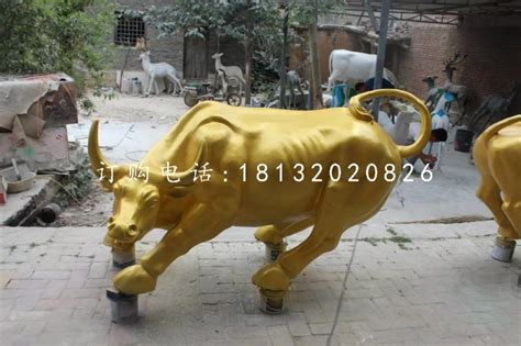 玻璃钢仿铜企业开荒牛雕塑 - 卓景雕塑公司