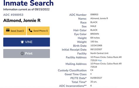 Arkansas Inmate Search - AR DOC Offender Lookup