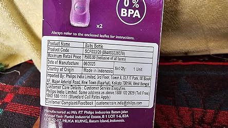 Buy Philips Avent 260ml Natural Feeding Bottle (Clear) Online at Low ...