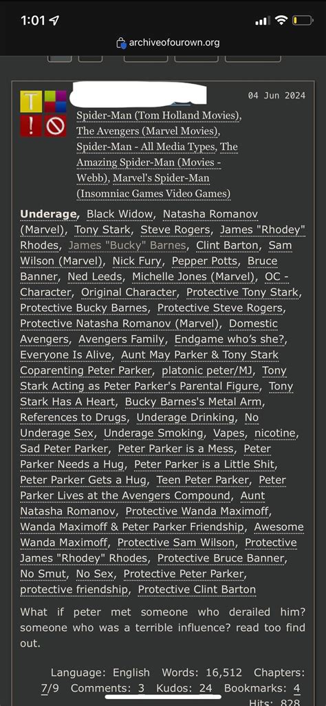 The potent presence of Peter Parker : r/AO3