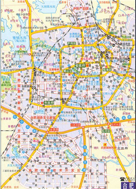 合肥市地图高清版大图_合肥市地图百度地图_微信公众号文章