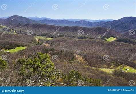 Appalachian Mountains in Virginia Stock Photo - Image of forest ...