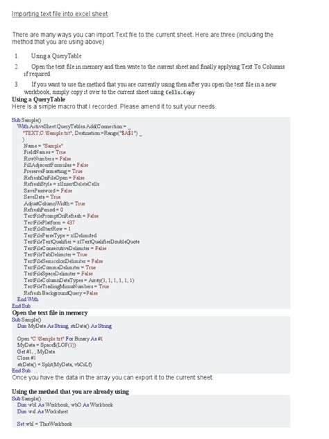 Image result for Importing Text File into Excel