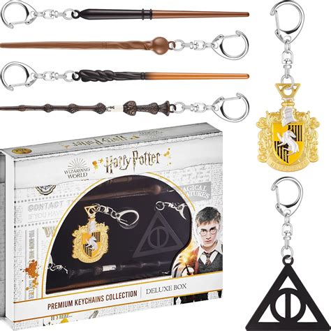 Harry Potter Keychains set - Minerva McGonagall, Remus Lupin, Neville Longbottom Wand - Gifts ...