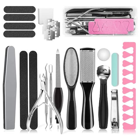 Buy Pedicure Kit Set 20 in 1, Doni Foot Scrubber Pedicure Tools Set ...