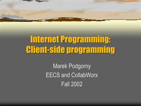 Image result for Need for Client-Side Programming