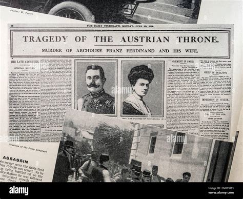 Archduke Franz Ferdinand Assassination Newspaper