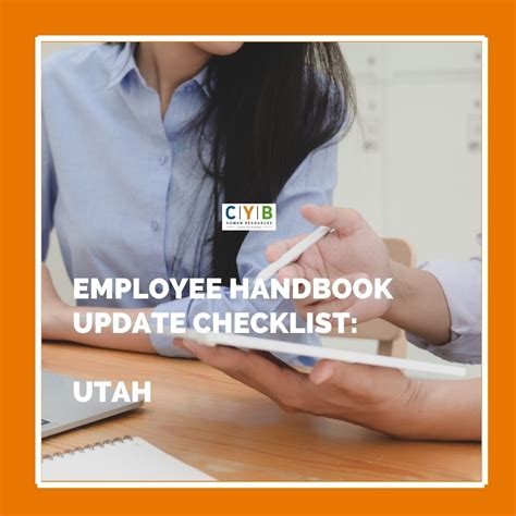 Employee Handbook Update Checklist: Utah | Employee handbook, Employee ...