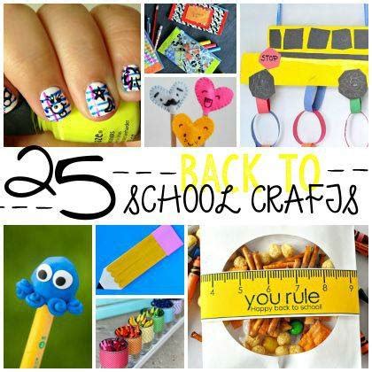 Back to School Crafts 的图像结果