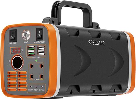 Buy SPECSTAR 500W 78000mAh 288WH Portable Power Station with LED Light ...
