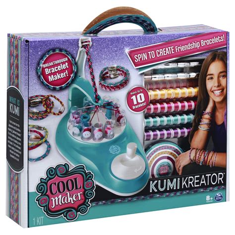 Cool Maker, KumiKreator Friendship Bracelet Maker, Makes Up to 10 ...