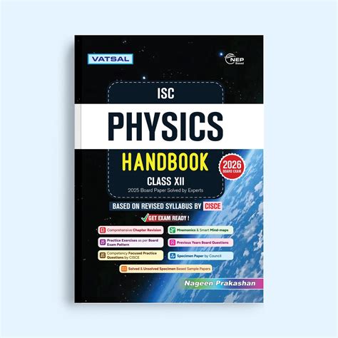 Vatsal Physics Handbook Class 12 ISC 2026 Board Exam – Nageen Prakashan