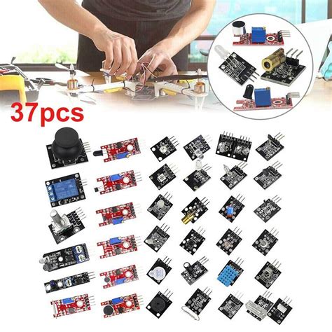 Buy 37-In-1 Sensor Modules Kit Fit For Arduino UNO R3 Mega 2560 Nano Pi ...