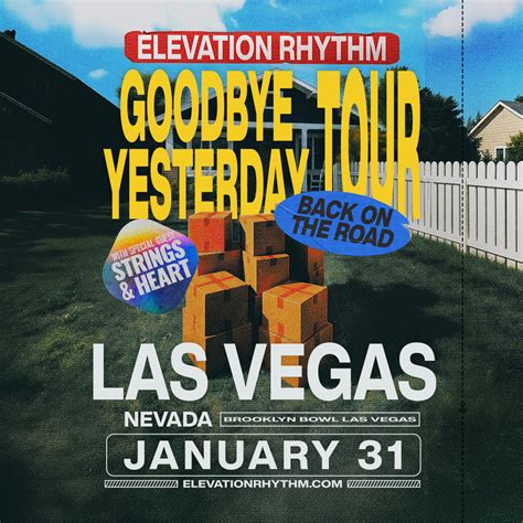 Elevation Rhythm - The Goodbye Yesterday Tour | Brooklyn Bowl