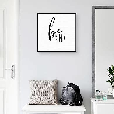 Fine Art Canvas Be Kind Wall Art
